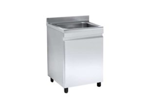 Λάντζα Κλειστή με 1 Γούρνα LK 1G 052 52x70x88cm