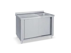 Λάντζα Κλειστή 140x60x85cm Με Γούρνα 40x40x30 - LKE1-140