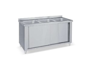 Λάντζα Κλειστή 180x70x85cm Με 3 Γούρνες - LK3-180