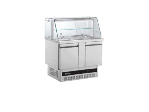 Ψυγείο Σαλατών 108x70x130cm με βιτρίνα INOMAK BSV7300