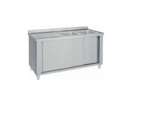 Λάντζα Κλειστή LK2-140 140x70x85cm με 2 Γούρνες 50x50x30